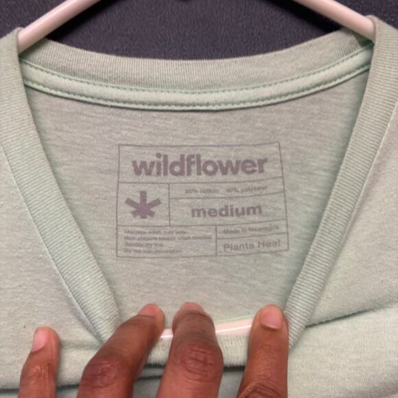 Wildflower Plants Heal Shirt Mens Medium Ganja Herb Weed Pot Comfy Cozy Pothead - Picture 6 of 8